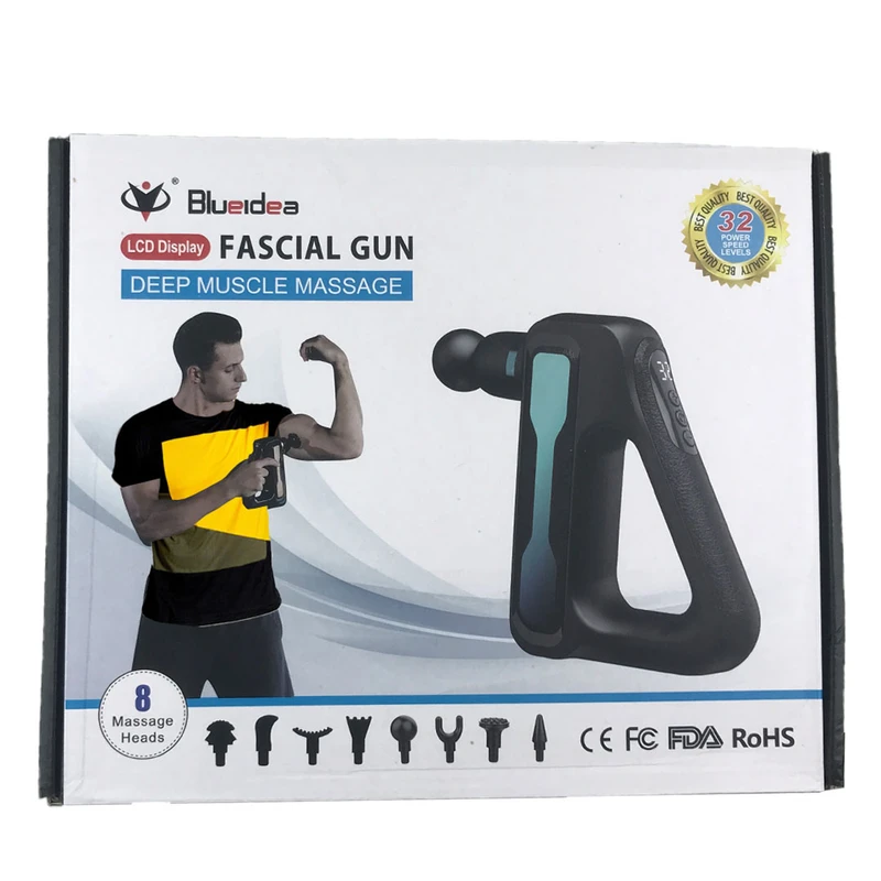 ماساژور ضربهای و لرزشی بدن بلوایدیا مدل BL-888، دارای 8 عدد سری، دارای صفحه نمایش - تصویر 2
