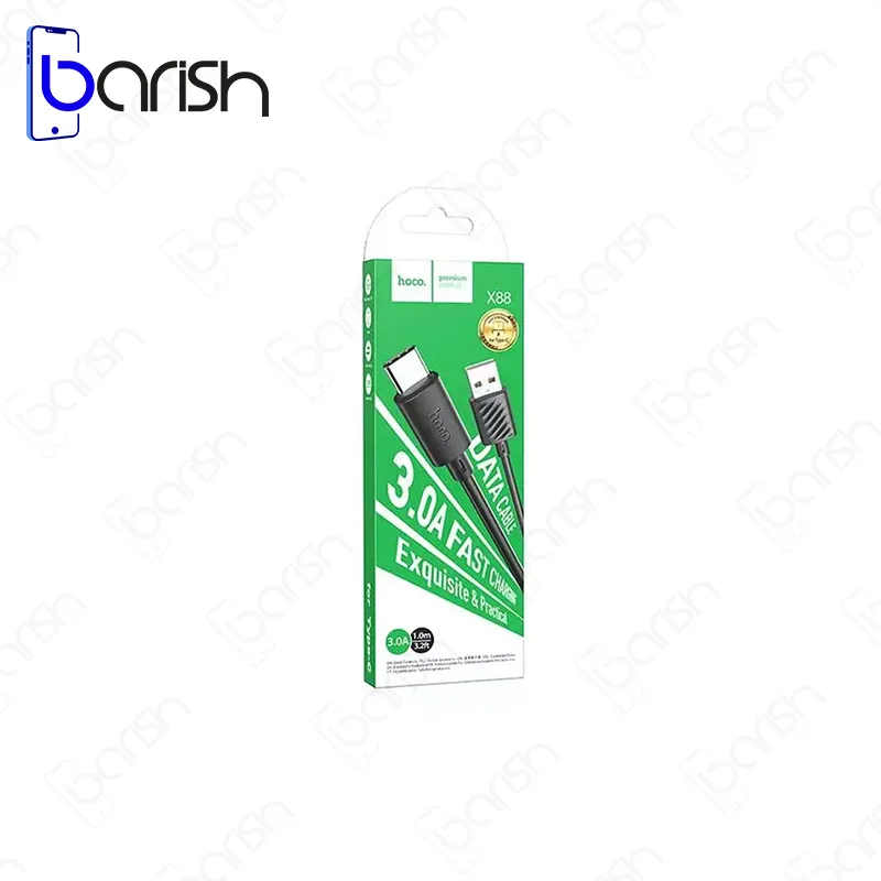 کابل دیتا و شارژ USB به Type-C هوکو مدل X88 - تصویر 3