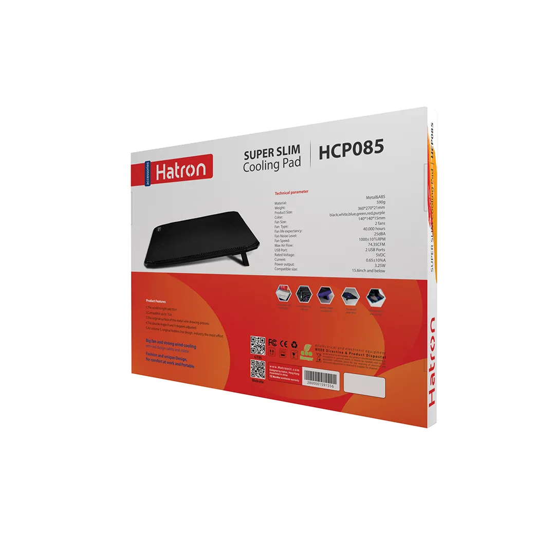 فن خنک کننده لپ تاپ هترون مدل HCP085 - تصویر 5