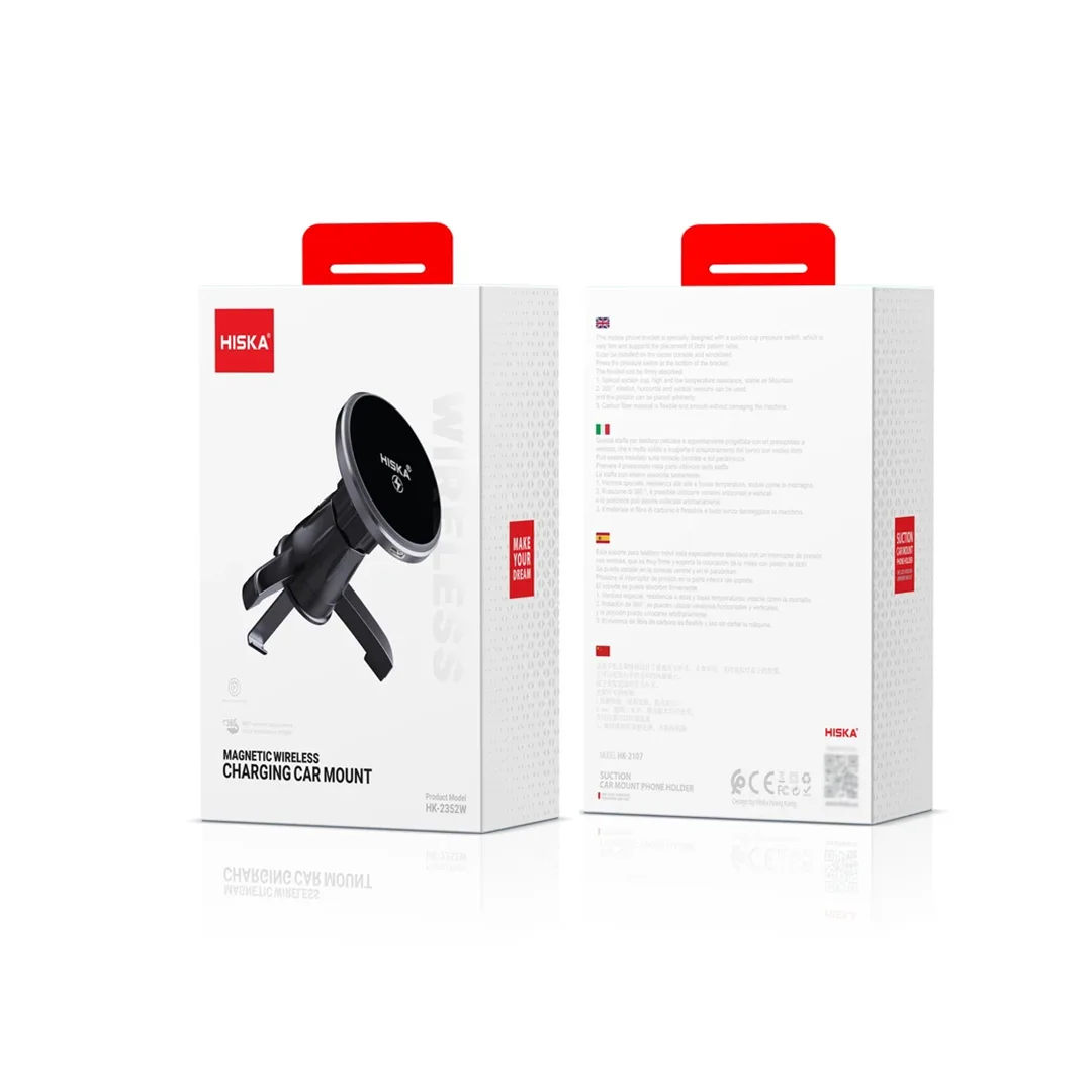 پایه نگهدارنده و شارژر بی سیم گوشی موبایل هیسکا مدل HK-2352W - تصویر 5