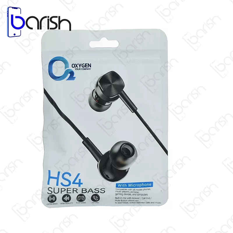 هندزفری سیمی اکسیژن مدل HS4 - تصویر 3
