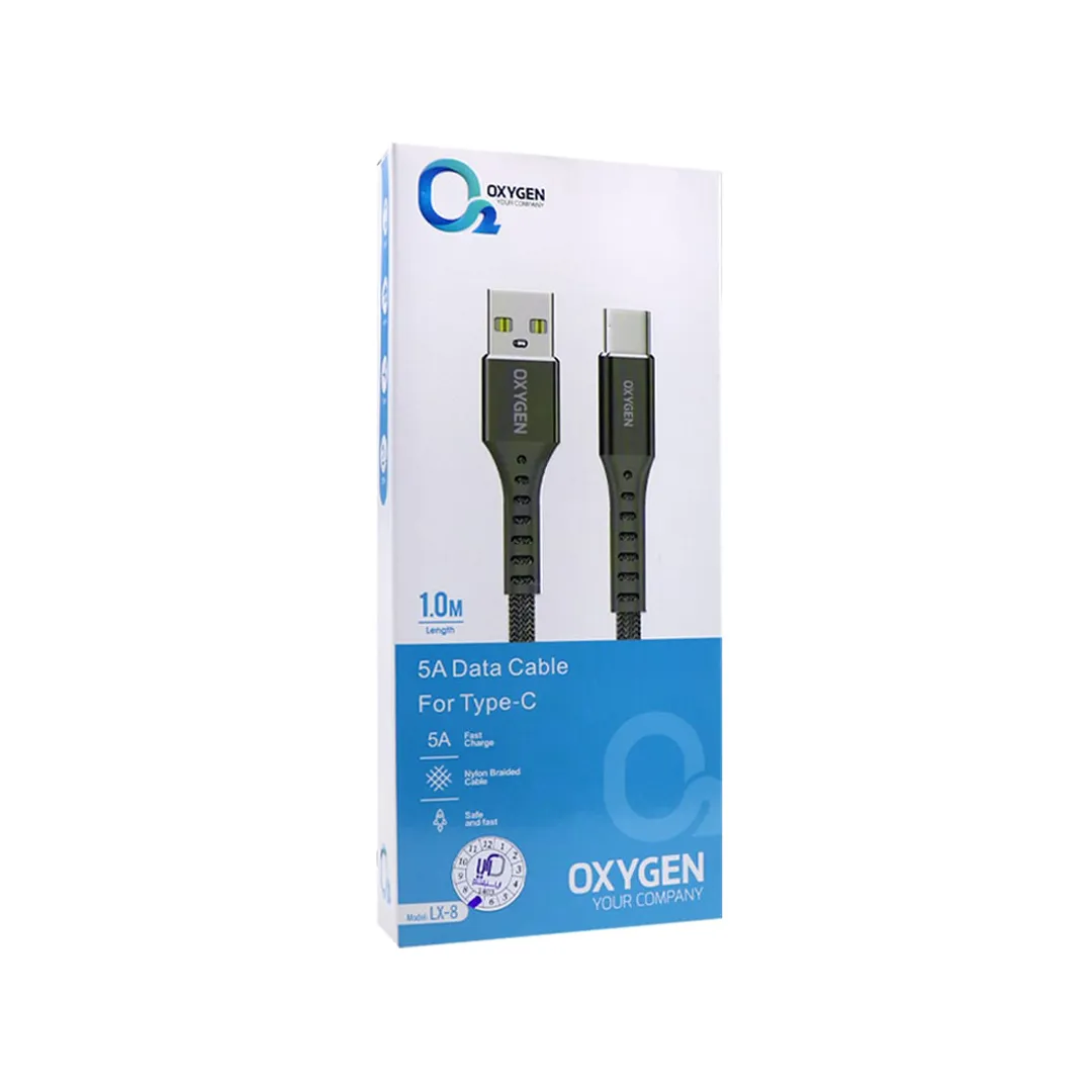 کابل دیتا و شارژ USB به MicroUSB اکسیژن مدل LX-8 - تصویر 2