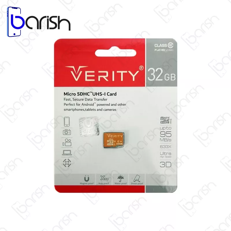 کارت حافظه میکرو SD وریتی مدل U106 ظرفیت 32 گیگابایت